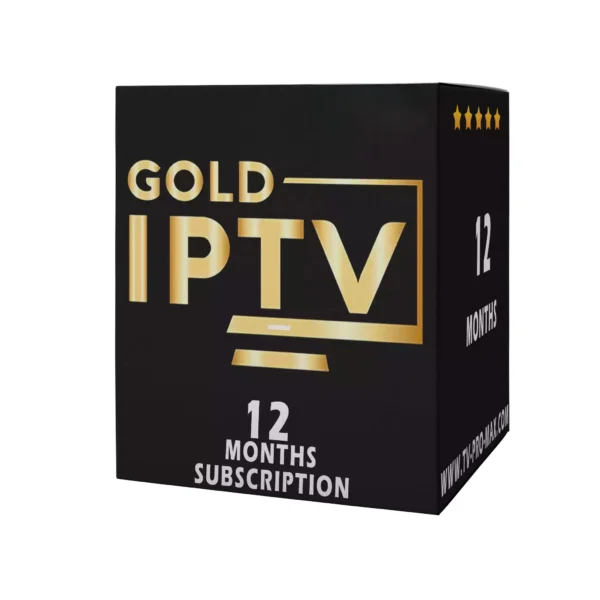 GOLD IPTV SUBSCRIPTION 12 MONTHS