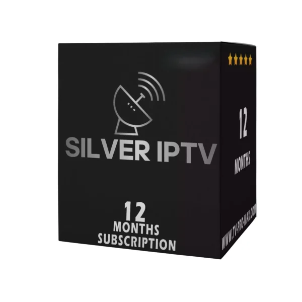 SILVER IPTV SUBSCRIPTION 12 MONTHS